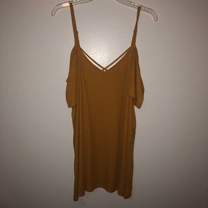 Mustard Cold Shoulder